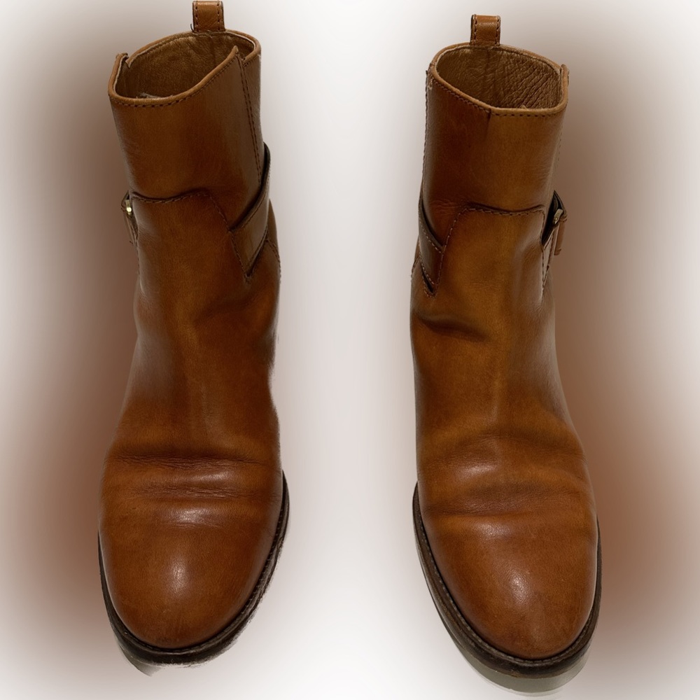 ! J.CREW $278 Parker Leather Buckle Boots 03011